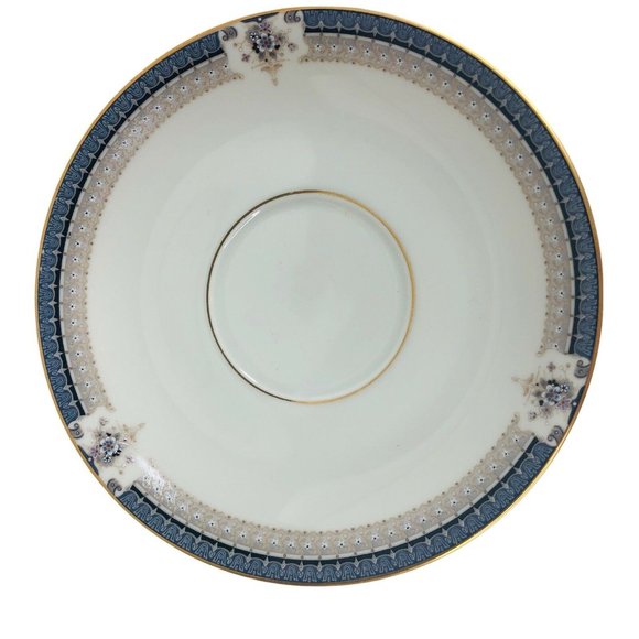 Mikasa Grande Ivory Tropez Cup & Saucer Set L5504 Japan Vintage Gray Floral - Picture 9 of 10